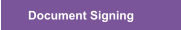 Document Signing 